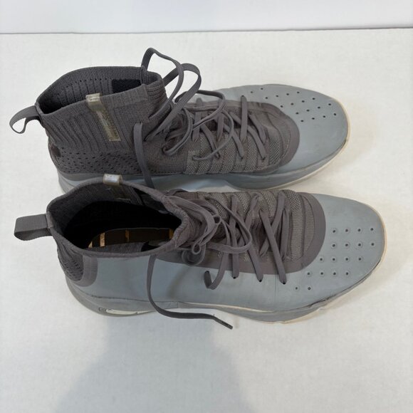 Under Armour Curry 4 "More Buckets" Overcast Gray Men's 11.5 - Picture 3 of 12